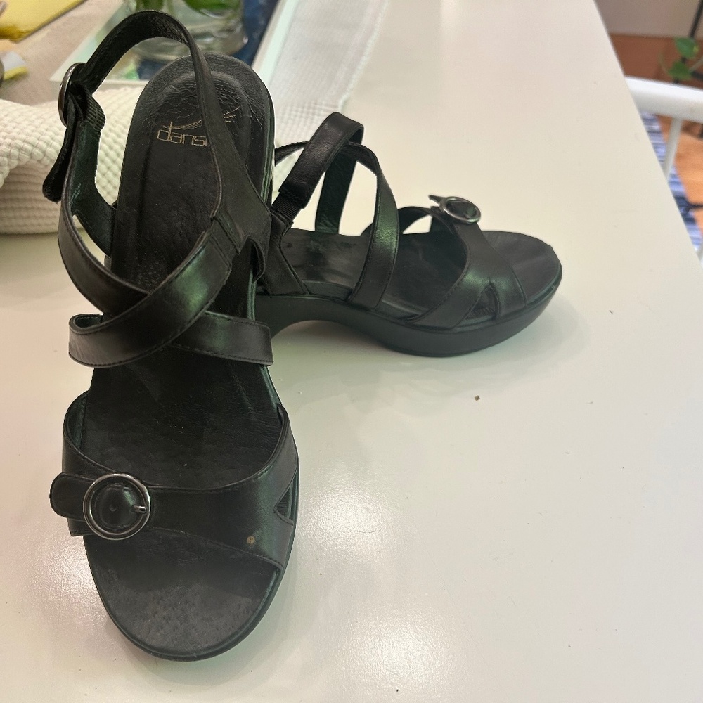 Black Dansko Sandals